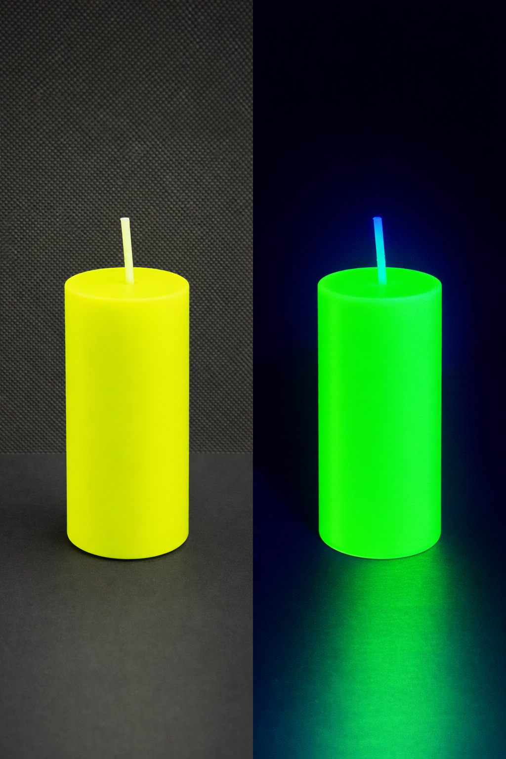 Yellow Pillar Candle