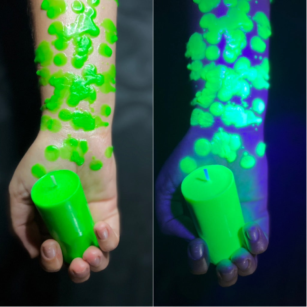 Green Pillar Candle