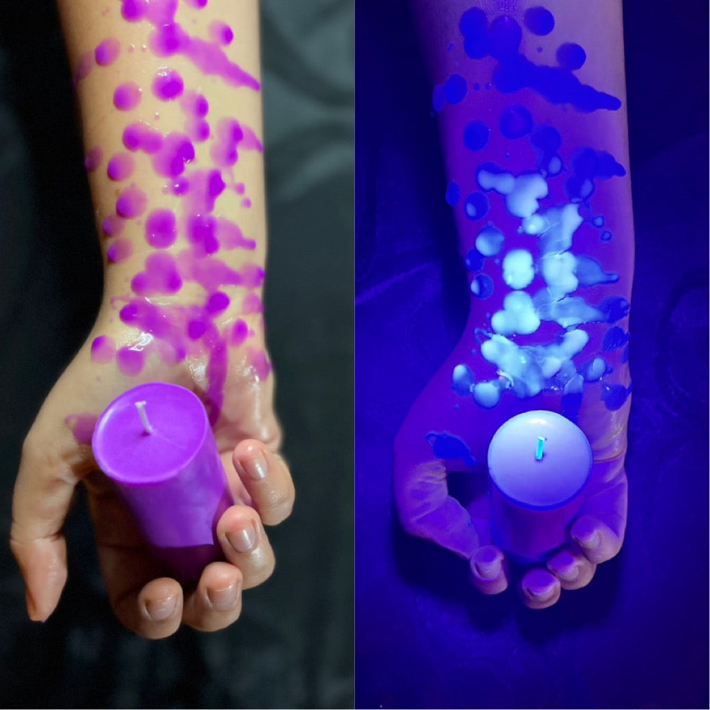 Purple Pillar Candle