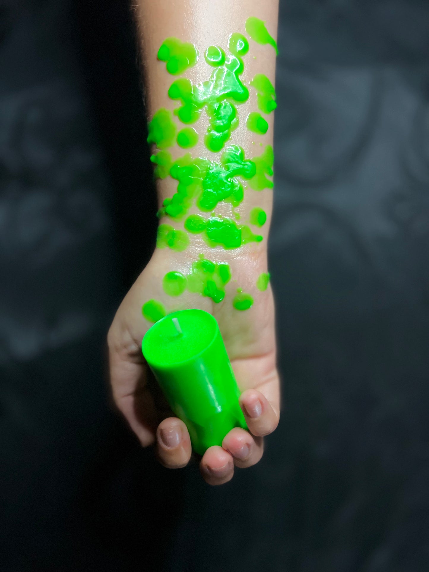 Green Pillar Candle